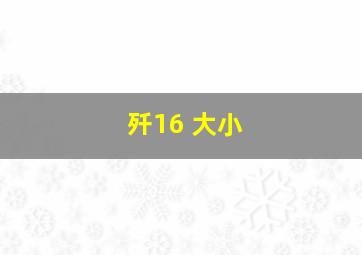 歼16 大小